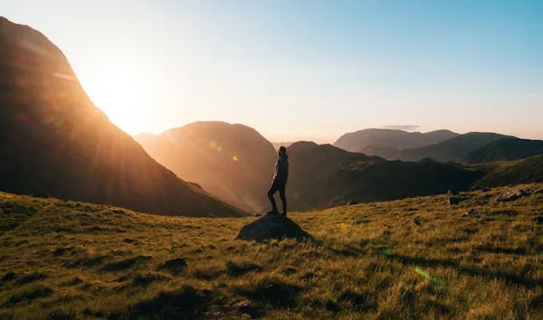 a man in the outdoors 